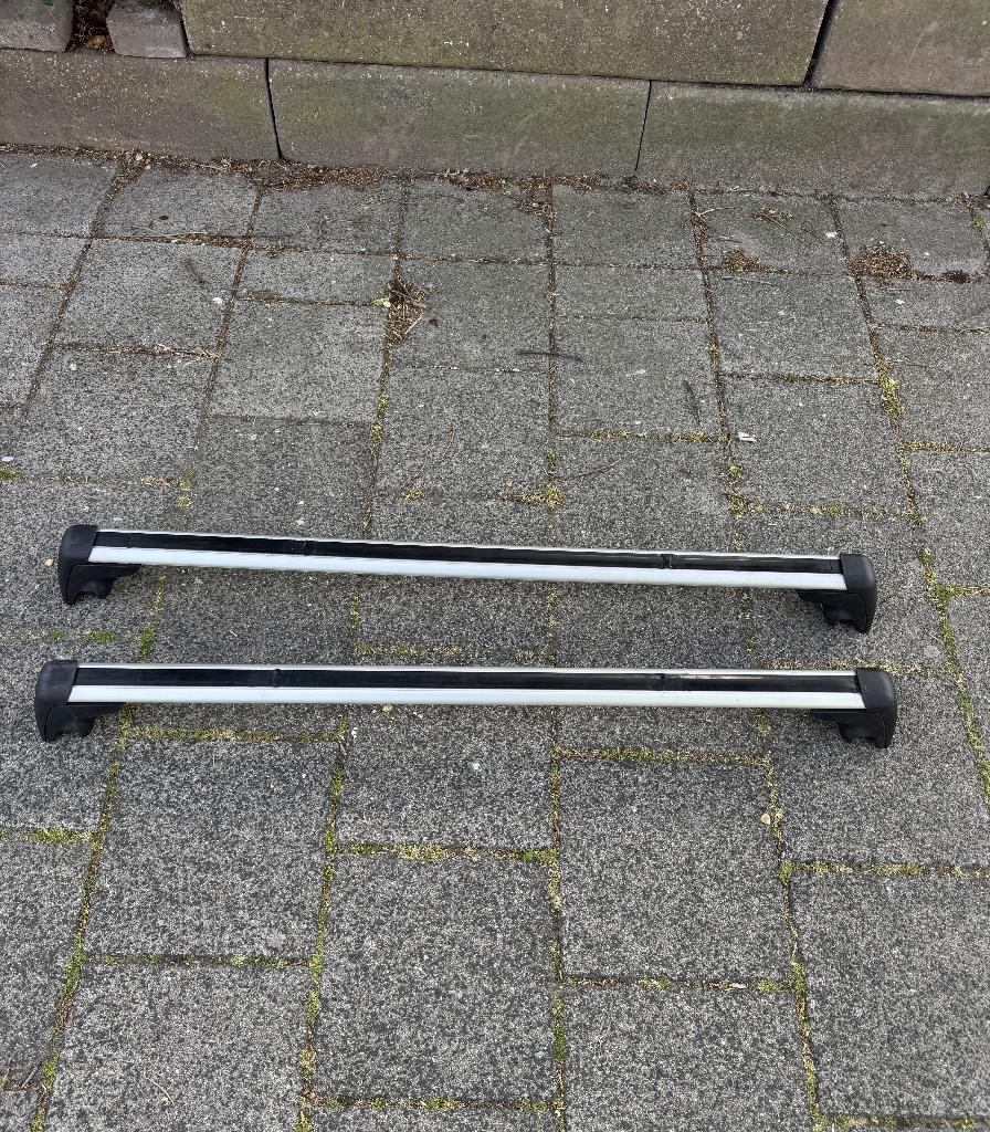 Originele Aluminium BMW X5 E70 dakdragers, Auto diversen, Dakdragers, Zo goed als nieuw, Ophalen of Verzenden