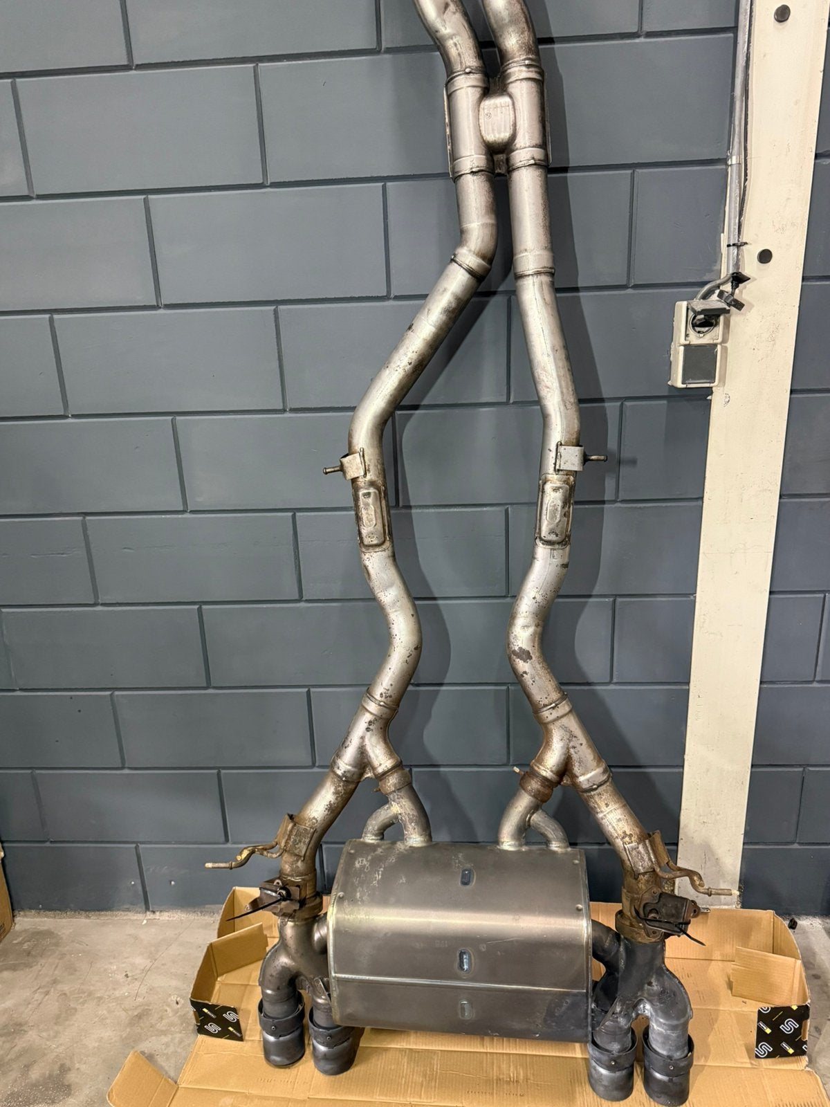 Bmw m3 m4 m2 m performance akrapovic uitlaat einddemper oem, Auto-onderdelen, Ophalen, BMW