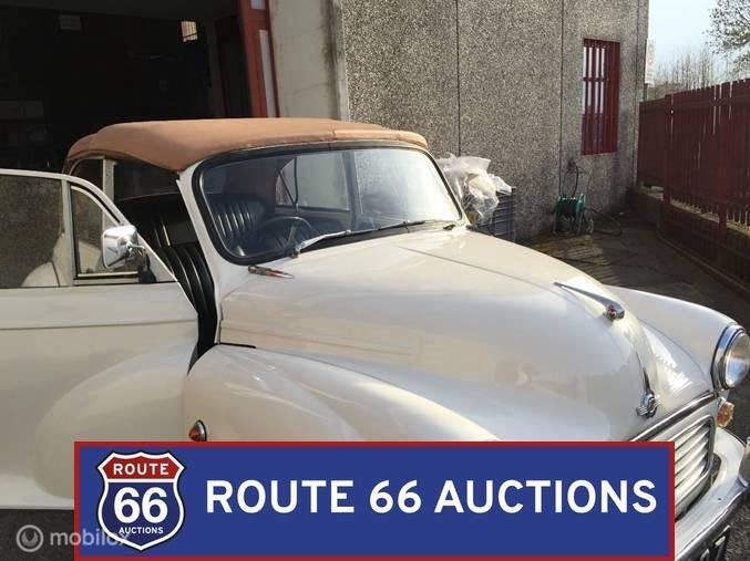 Morris Minor 1000 Convertible | Route 66 Auctions, Overige merken, Overige carrosserieën, Zwart, Bedrijf