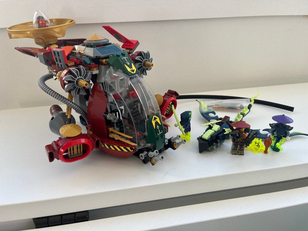 Lego ninjago set 70735, Gebruikt, Lego, Compleet, Ophalen of Verzenden