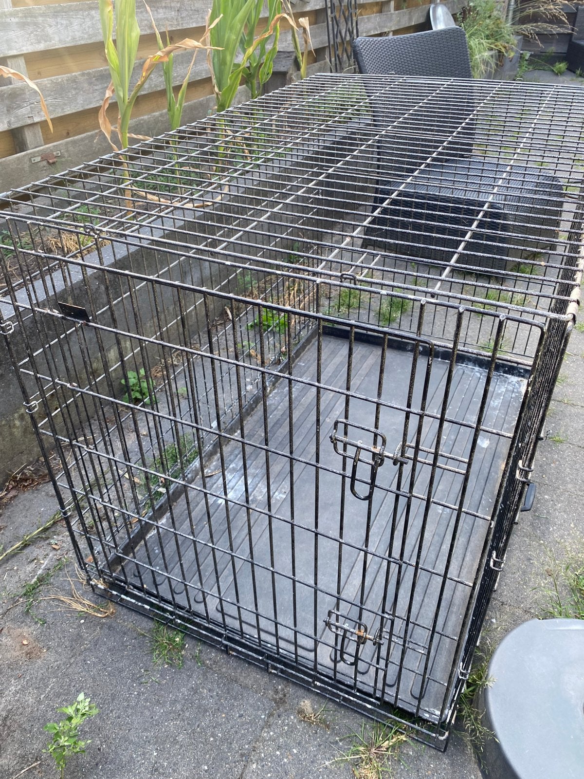 Grote honden bench, Dieren en Toebehoren, Ophalen, Gebruikt