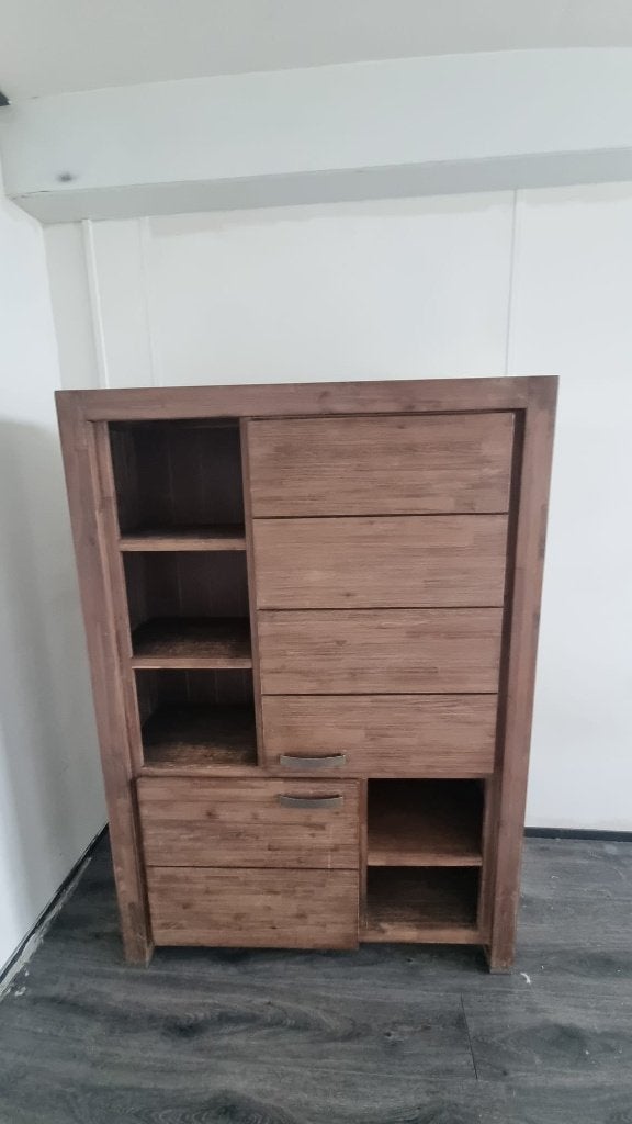 Prachtige Massief Houten Kast, Ophalen, Minder dan 50 cm, 75 cm of meer, 150 tot 200 cm