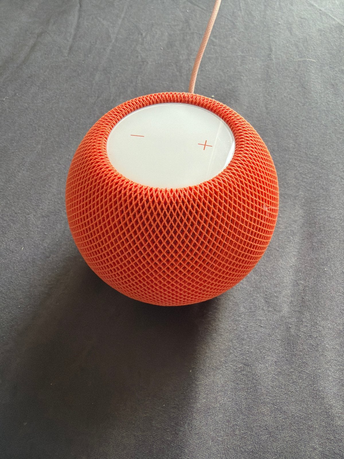 Apple HomePod mini - Oranje, Slimme speaker, WiFi, Ophalen of Verzenden, Zo goed als nieuw