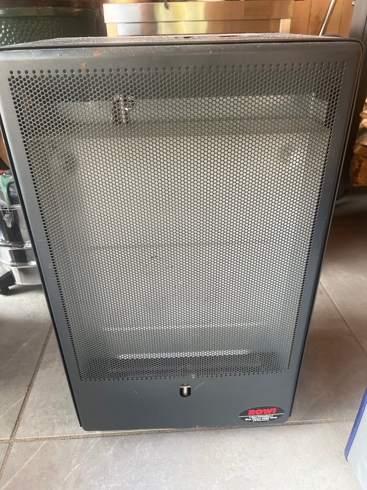 ROWI Gas-Heizofen Blue Flame 4200 Watt met Thermostat, Huis en Inrichting, Kachels, Gebruikt, Gas, Ophalen of Verzenden, Vrijstaand