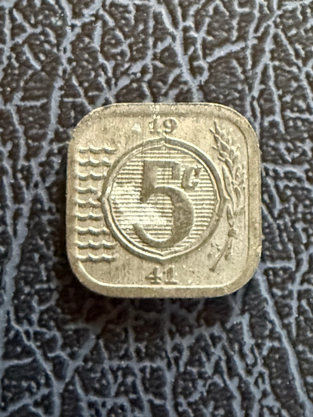 Nederland 5 cent 1941 Zink - Koningin Wilhelmina, Ophalen of Verzenden, Koningin Wilhelmina, 5 cent, Losse munt