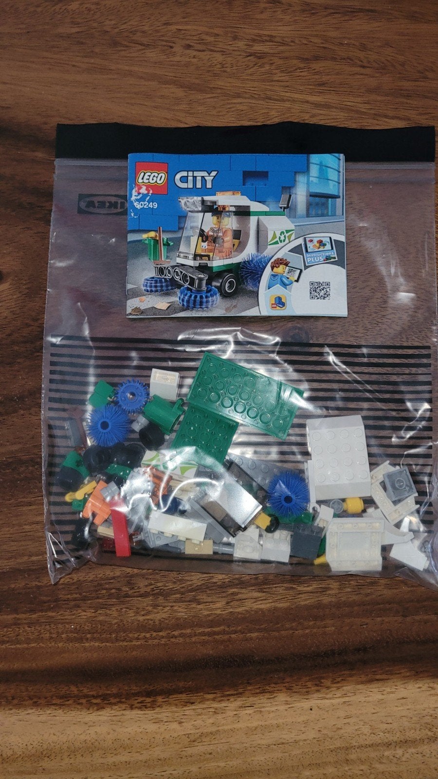 Lego City 60249 Veegwagen - Compleet (zonder doos), Ophalen of Verzenden