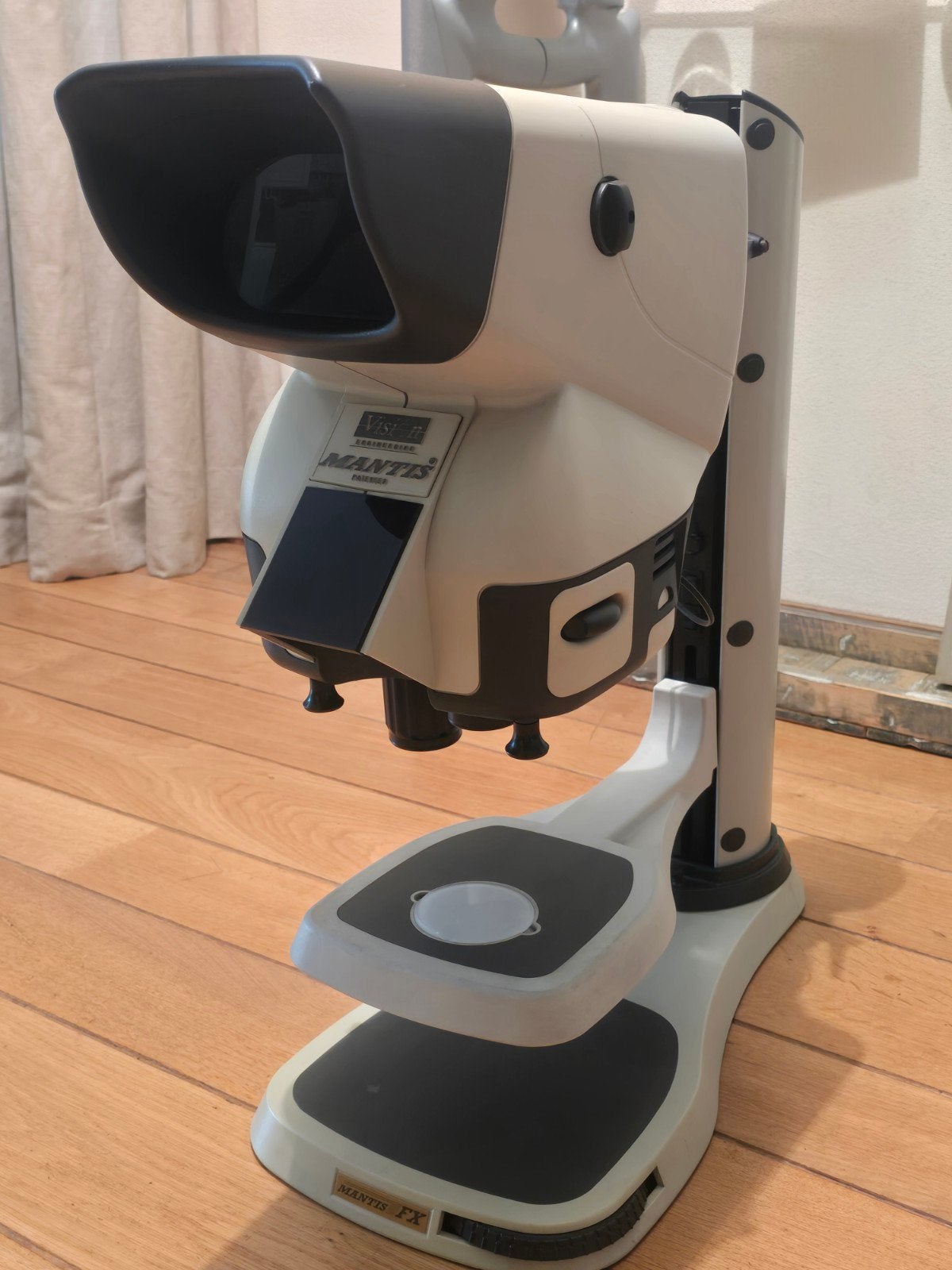 Mantis FX Vision Microscoop, Ophalen, Metaaldraaibank