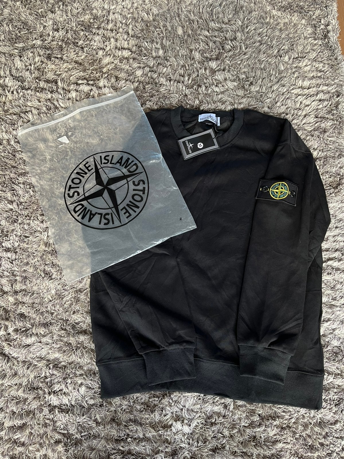 Stone Island trui zwart - Maat M (valt als S), Ophalen of Verzenden, Nieuw, Maat 46 (S) of kleiner, Zwart