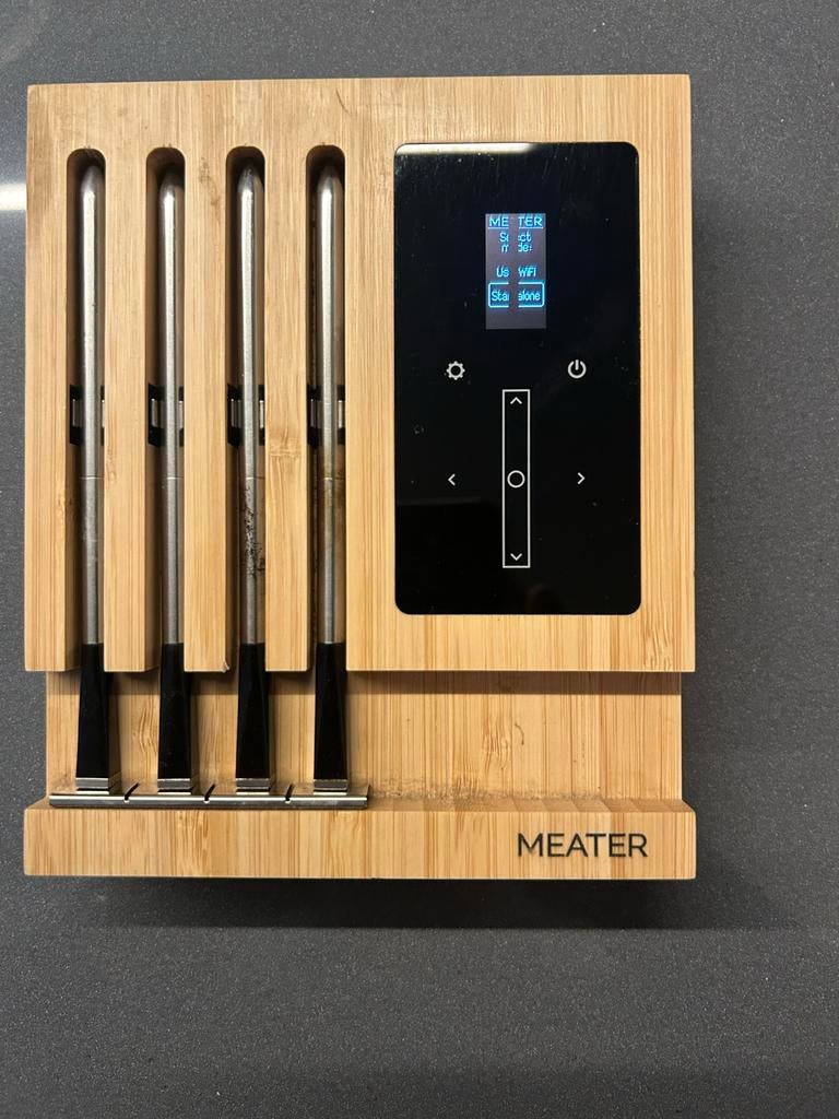 Meater Block met 4 probes - draadloze vleesthermometer, Ophalen of Verzenden, Gebruikt
