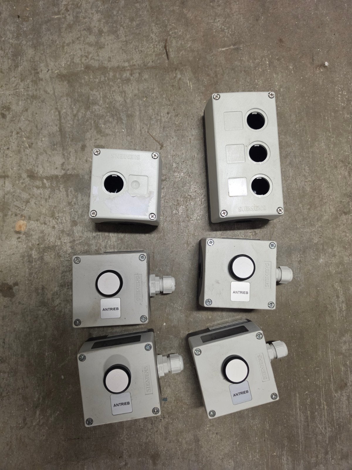 6x Siemens Sirius drukknopkast  / bedieningskast, Ophalen of Verzenden, Zo goed als nieuw