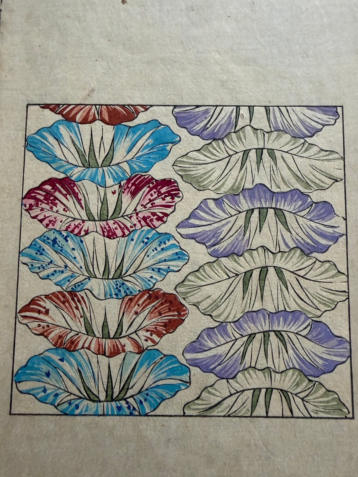 Bijutsukai, Japanse woodblock prent, (rimpastijl) c.1898, Ophalen of Verzenden, Overige techniek