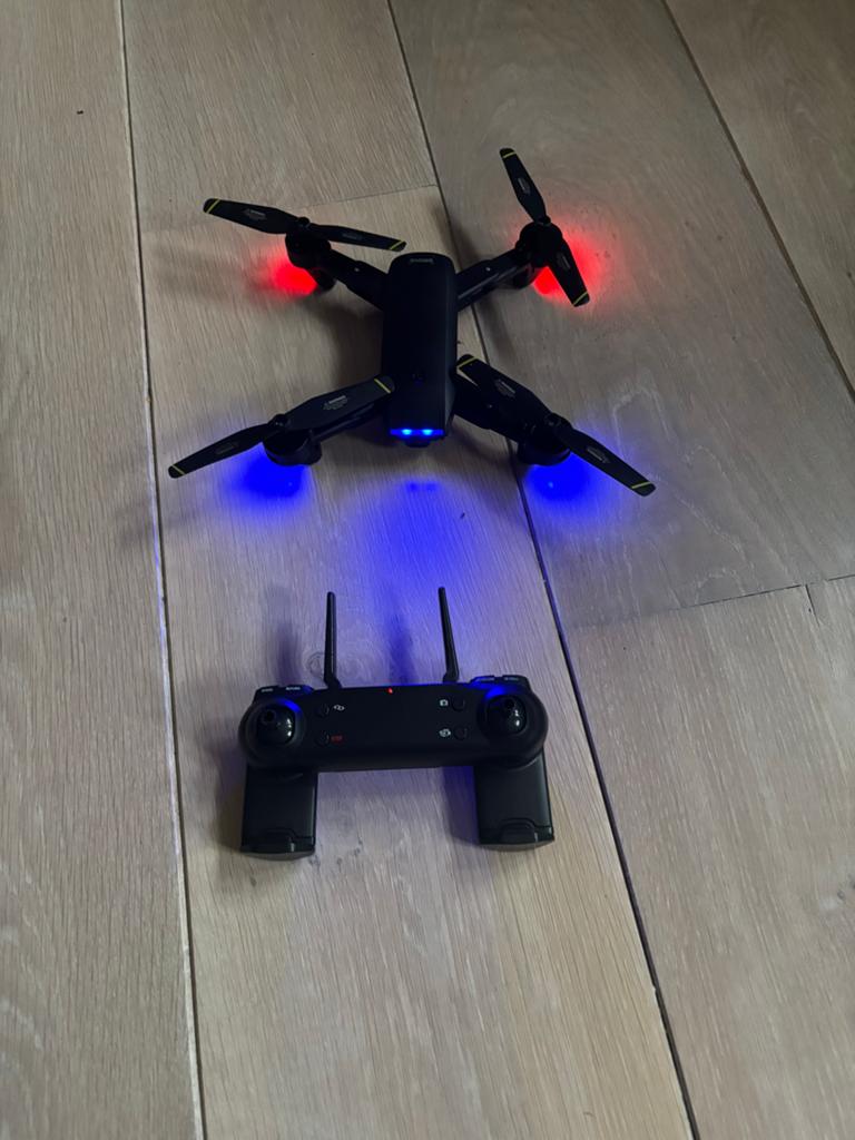Opvouwbare drone met camera en afstandsbediening, Cameradrone, Overige merken, Minder dan 100 meter, Ophalen of Verzenden