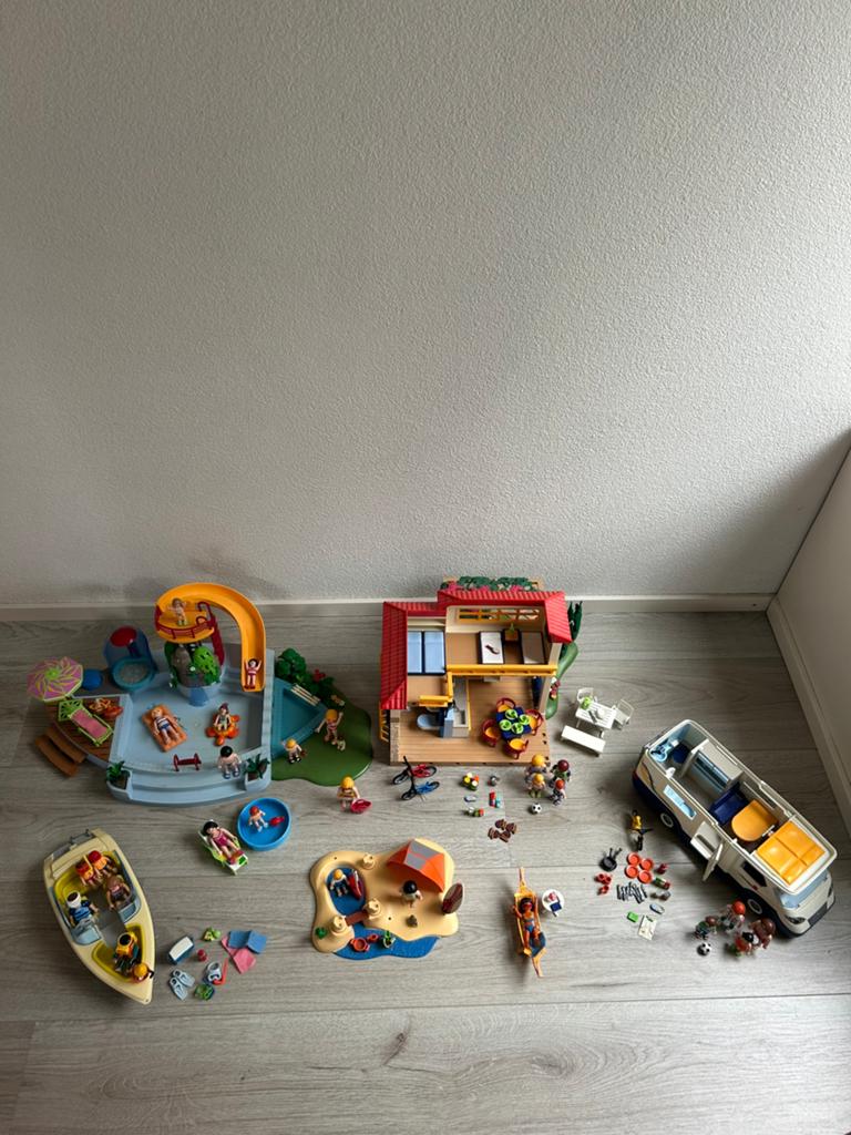 Playmobil camping verschillende sets, Ophalen of Verzenden, Gebruikt, Complete set