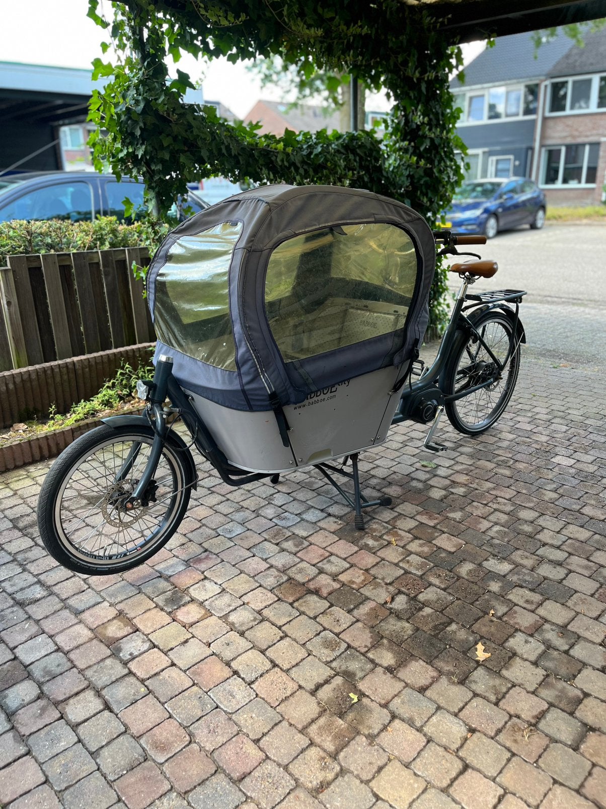 Elektrische bakfiets Babboe City, Fietsen en Brommers, Fietsen | Bakfietsen, 4 kinderen of meer, Elektrisch, Zo goed als nieuw