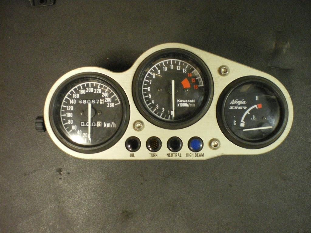 Cockpit / tellerunit voor Kawasaki ZX6R, Ophalen of Verzenden