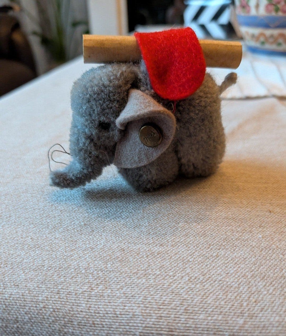 Steiff Miniatuur Olifant 1980 Museum Collectie -, Ophalen of Verzenden, Zo goed als nieuw