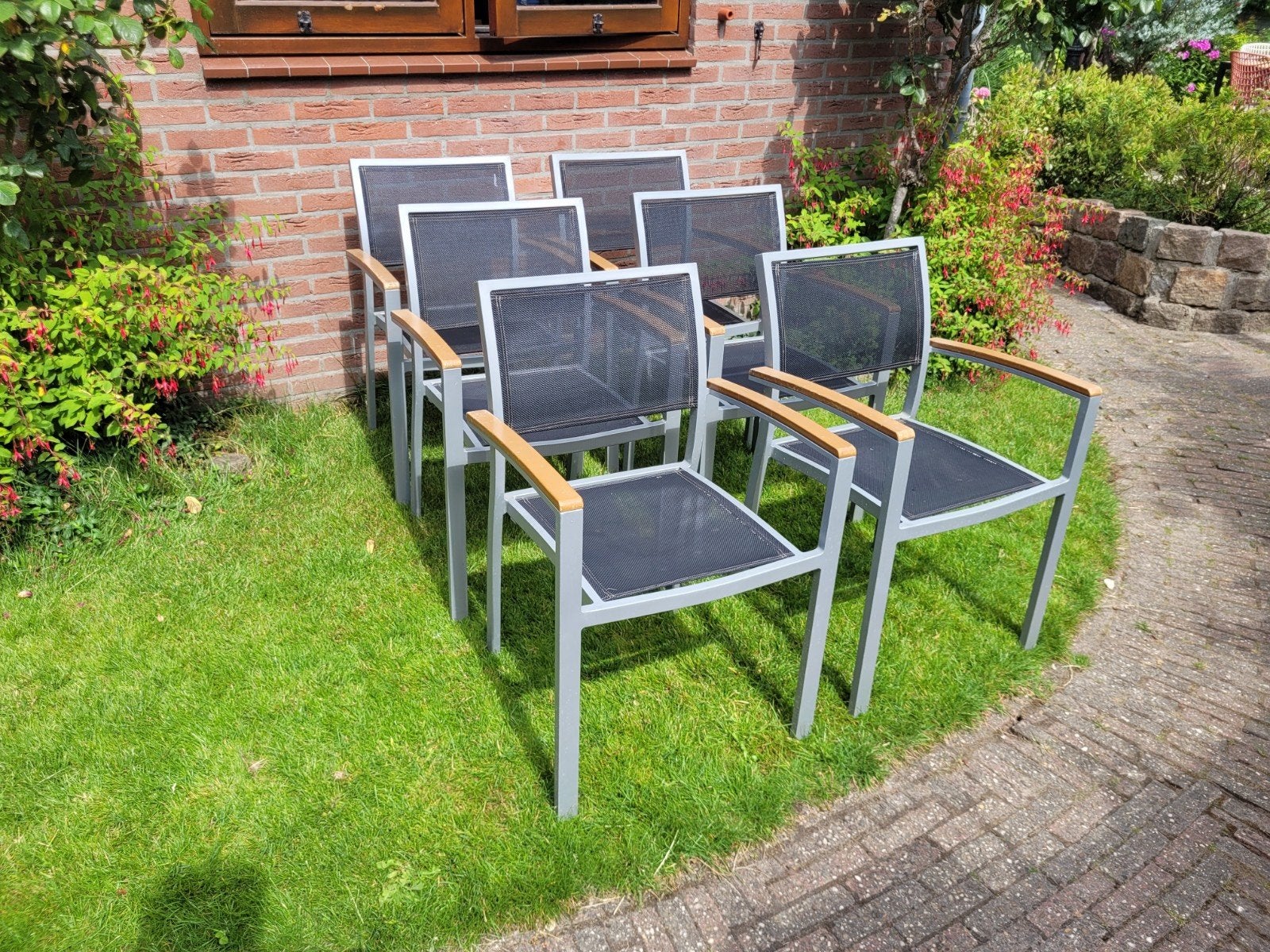 Horeca tuinstoelen, Ophalen, Gebruikt, Rechthoekig