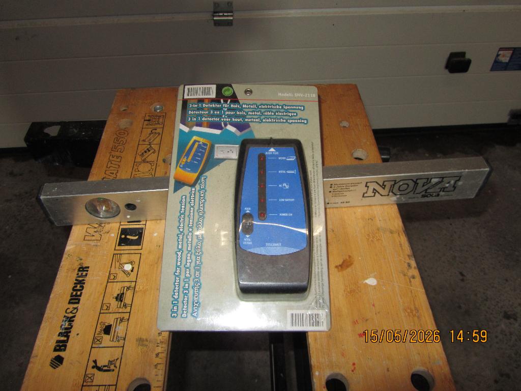 Hout, metaal, elektra detector NIEUW, Doe-het-zelf en Verbouw, Meetapparatuur, Ophalen of Verzenden, Nieuw, Overige meters