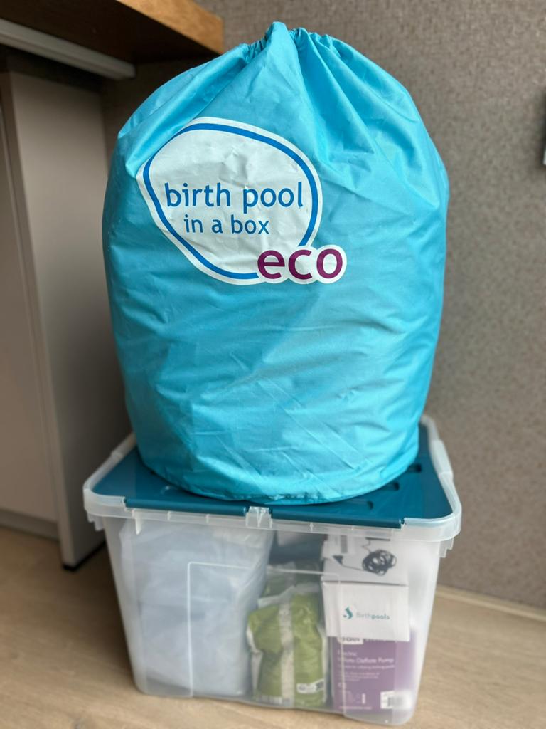 TE HUUR - bevalbad, birthpools, birth pool in a box, Kinderen en Baby's, Badjes en Verzorging, Zo goed als nieuw, Overige typen