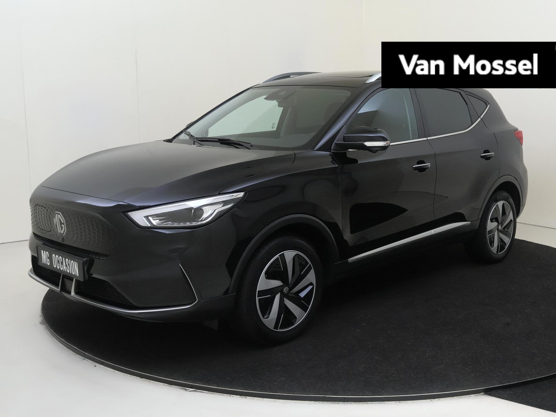 MG ZS EV EV Standard Range Luxury 50 kWh | Panoramadak | 360, Auto's, MG, 12 maanden, Gebruikt, ZS, Zwart
