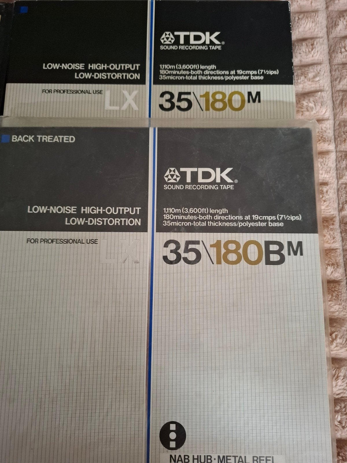 3x TDK LX 35-180M Sound Recording Tape - Nieuw, 2 t/m 25 bandjes, Overige genres, Ophalen of Verzenden, Nieuw in verpakking