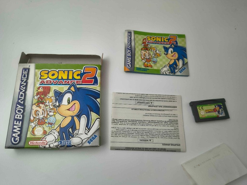 Sonic advance 2 game boy advance, Spelcomputers en Games, Games | Nintendo Game Boy, Avontuur en Actie, Gebruikt, 1 speler, Ophalen of Verzenden