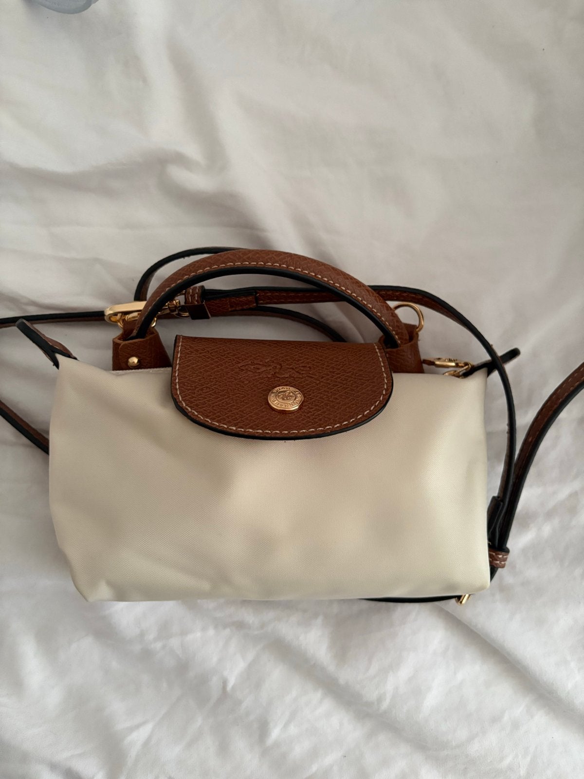 Nieuwe Longchamp tas, Ophalen of Verzenden, Nieuw, Beige, Schoudertasje