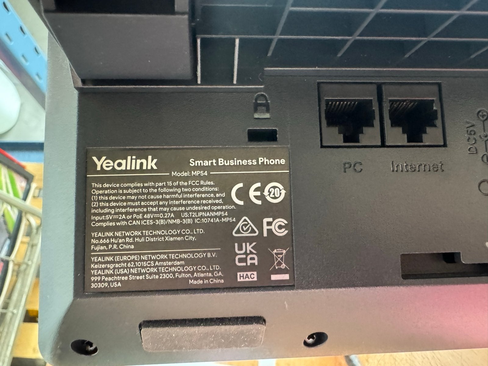 12x Yealink MP54 e2 Smart Business Phone - Zo goed als nieuw, Telecommunicatie, Ophalen of Verzenden, Zo goed als nieuw