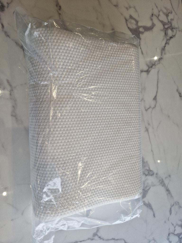 Traagschuim kussen wellness nasa Slow recovery foam, Eenpersoons, Wit, Nieuw, Ophalen of Verzenden
