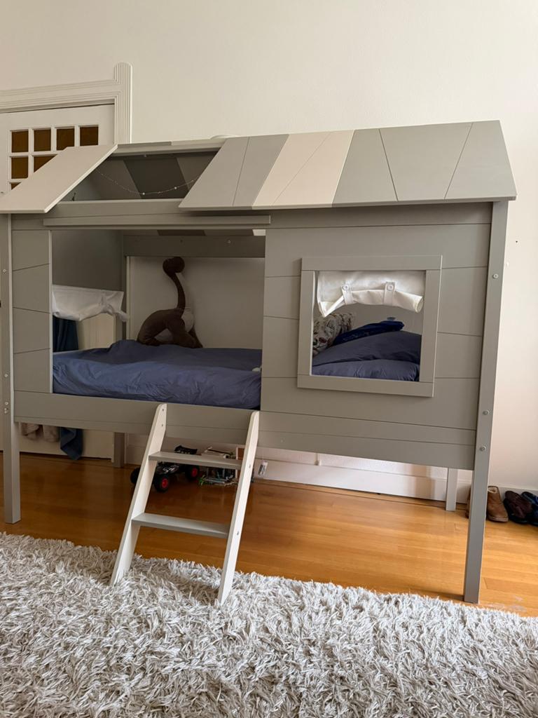 Vipack Charlotte Boomhutbed - Halfhoogslaper, Kinderen en Baby's, Kinderkamer | Bedden, 85 tot 100 cm, Ophalen of Verzenden, Zo goed als nieuw