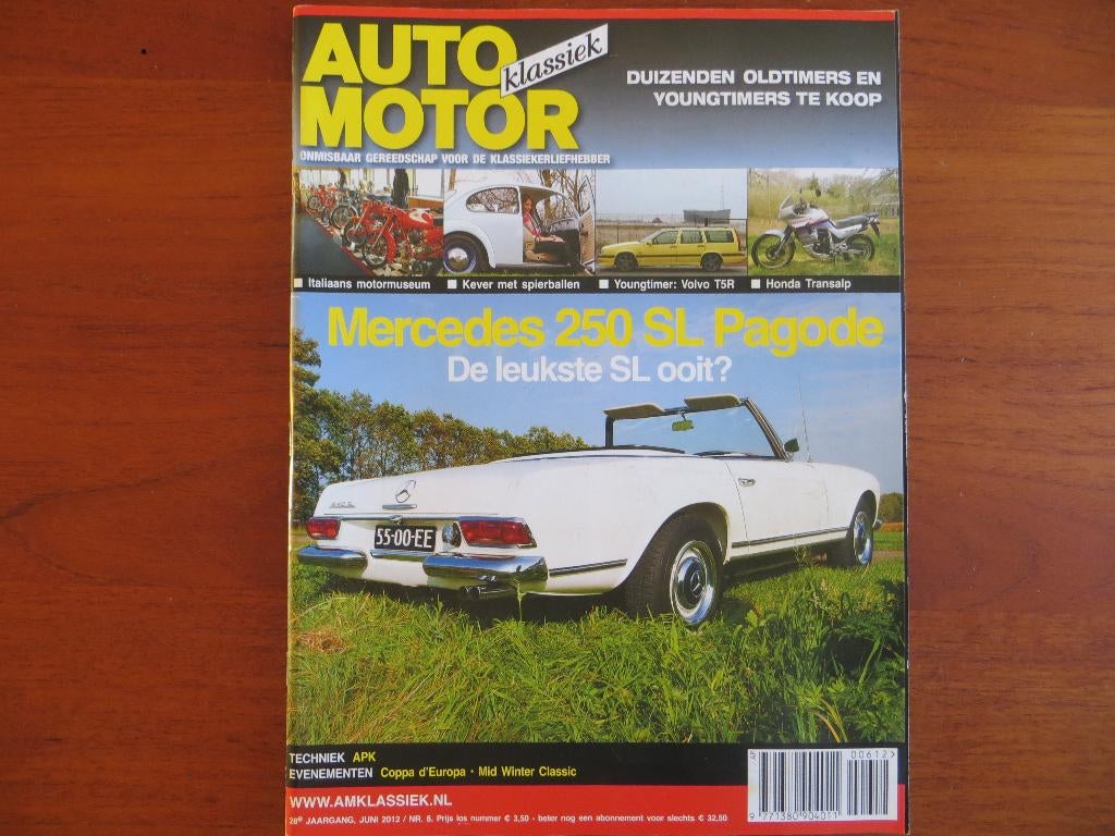 Auto Motor Klassiek 6 2012 Mercedes-Benz 250 SL Pagode, VW, Ophalen of Verzenden, Nieuw, Mercedes