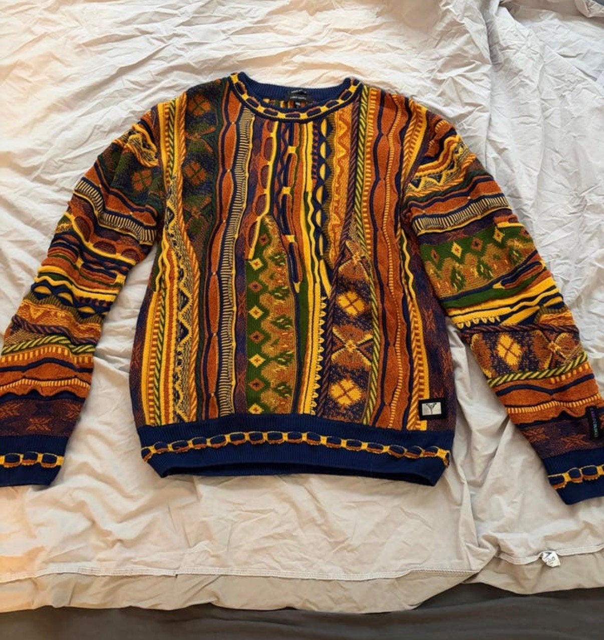 Carlo colucci trui - Maat XL, Kleding | Heren, Truien en Vesten, Ophalen of Verzenden, Zo goed als nieuw, Maat 56/58 (XL), Meerkleurig