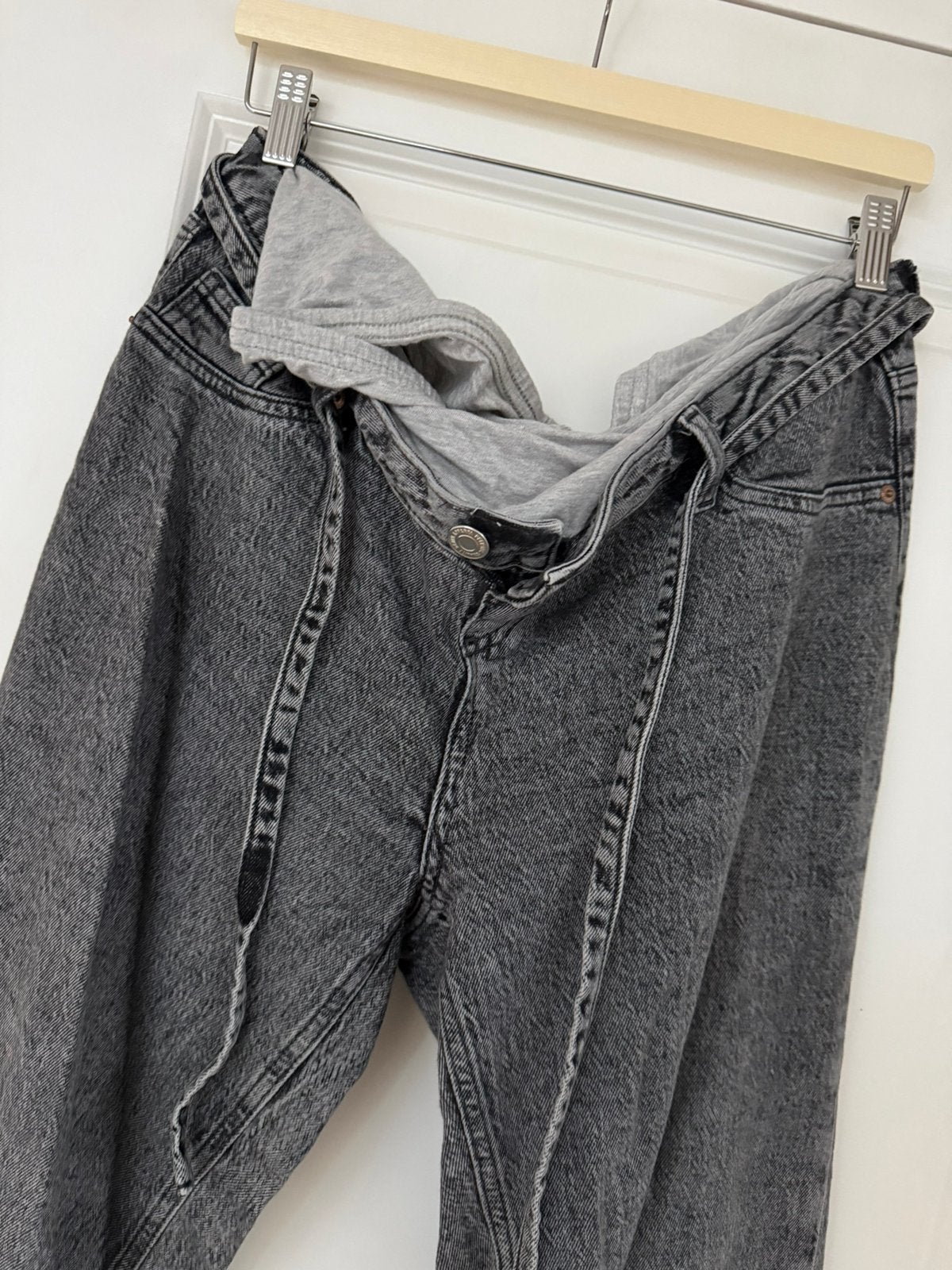 Zwangerschapsbroeken spijker • 3 stuks, Kleding | Dames, Blauw, Maat 42/44 (L), Ophalen of Verzenden, Zo goed als nieuw