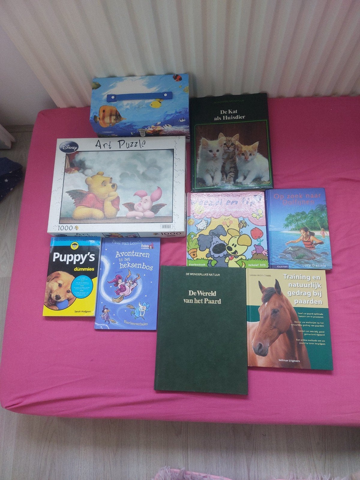 Diverse Boeken en Puzzel: Van Dieren tot Avonturen, Ophalen, Gelezen
