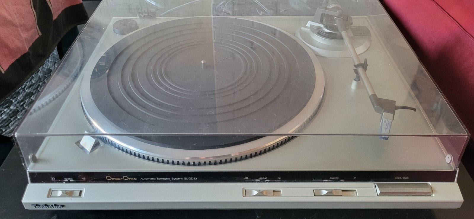 Technics SL-DD33 Direct Drive, Automatisch, Ophalen of Verzenden, Zo goed als nieuw, Platenspeler