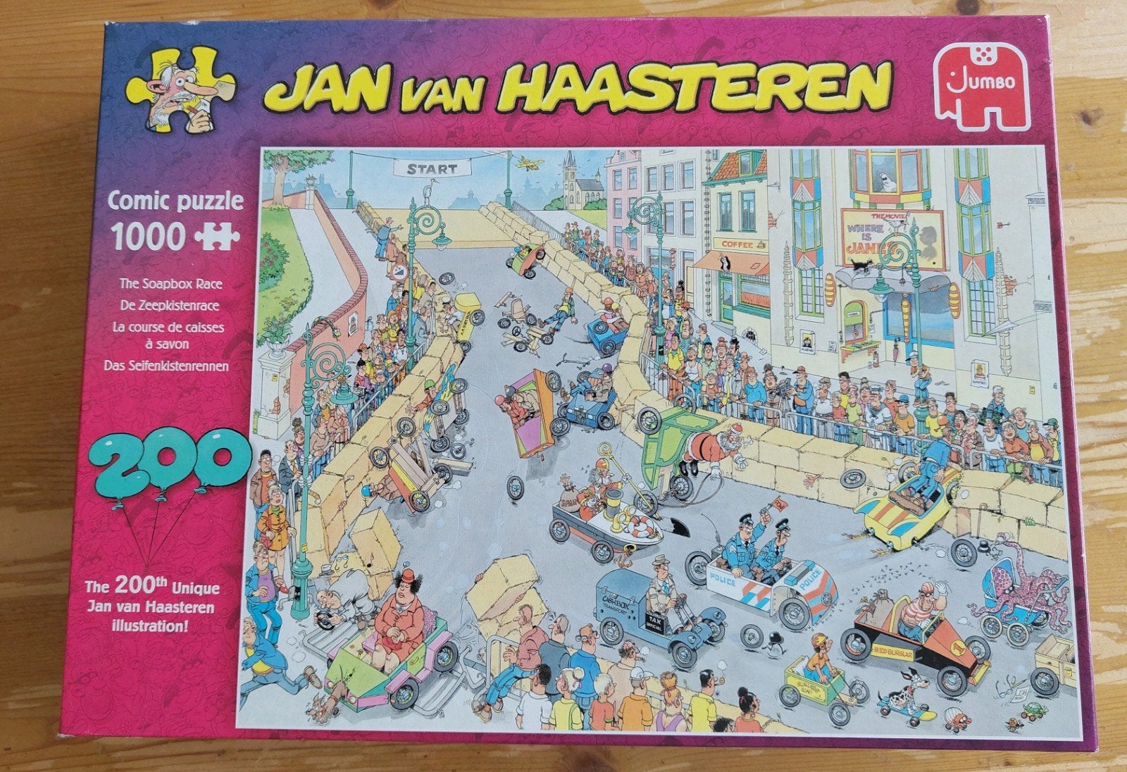 Jan van Haasteren puzzel, 1000 St, COMPLEET!, Ophalen, 500 t/m 1500 stukjes, Zo goed als nieuw, Legpuzzel