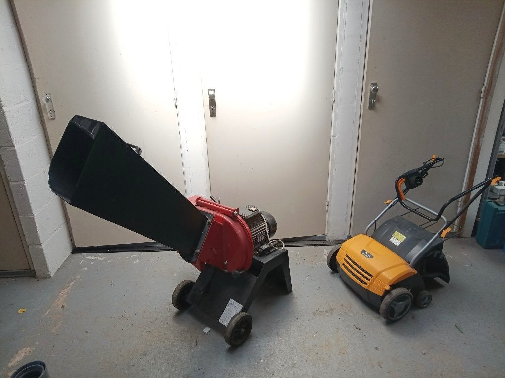 Houtversnipperaar en Verticuteermachine, Ophalen, Gebruikt, Elektrisch, Overige merken