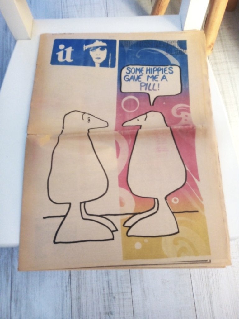The international times nr.98 *1971* Andy warhol, Ophalen of Verzenden, Gelezen, Muziek, Film of Tv