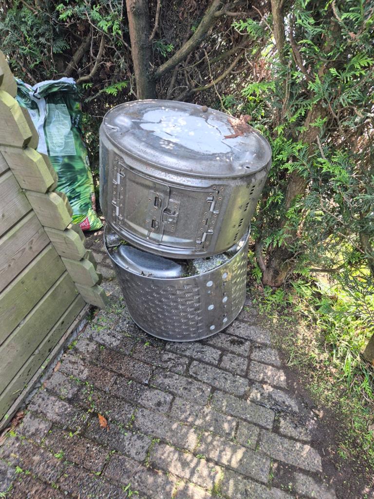 Wastrommel zuigkorf moestuin, Tuin en Terras, Vuurkorven, Ophalen