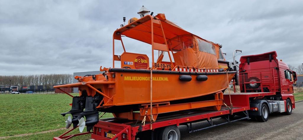 olieskimboot Survey werkboot duwboot, Watersport en Boten, -, Gebruikt, -, -
