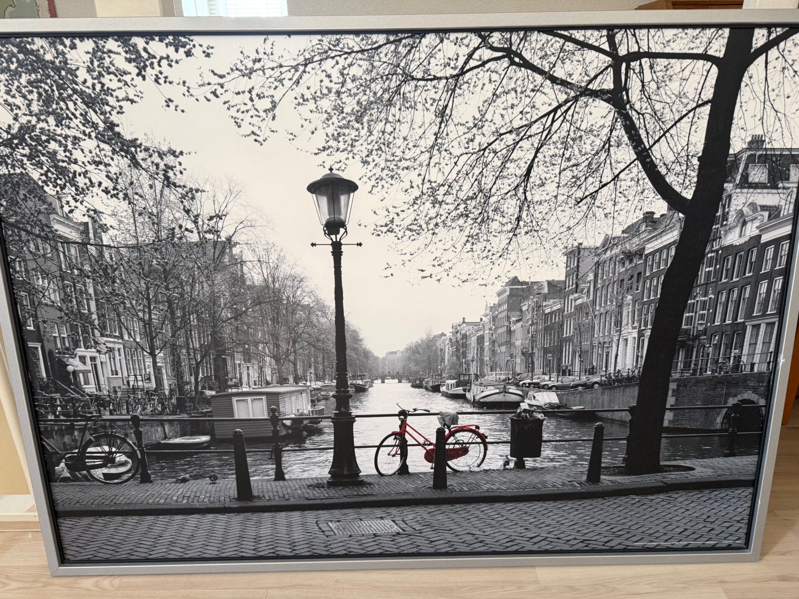 Poster Amsterdam VILSHULT Brouwersgracht., Ophalen, Zo goed als nieuw, A1 t/m A3, Dier of Natuur