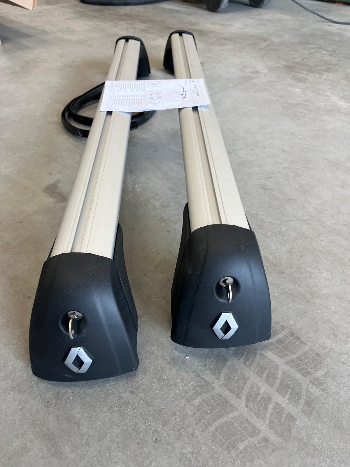 Originele Renault Megane dakdragers (aluminium), Ophalen of Verzenden, Zo goed als nieuw