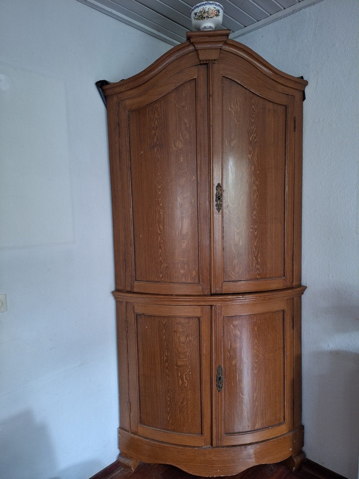Mooie antieke boeren hoekkast ophalen in Hof van Twente, Ophalen