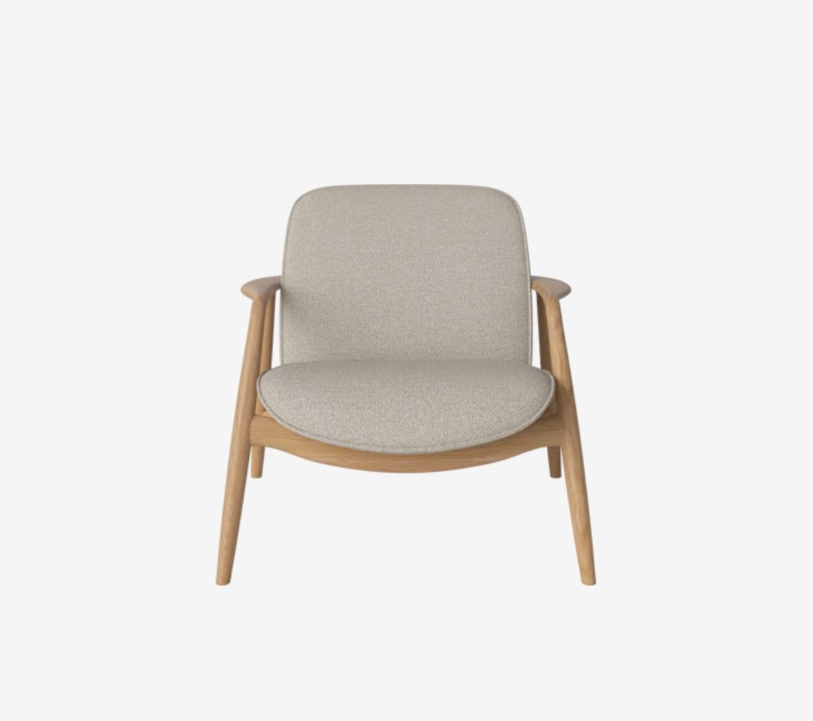 Bolia Bowie Fauteuil Massief Eiken, Ophalen, 75 tot 100 cm, Hout