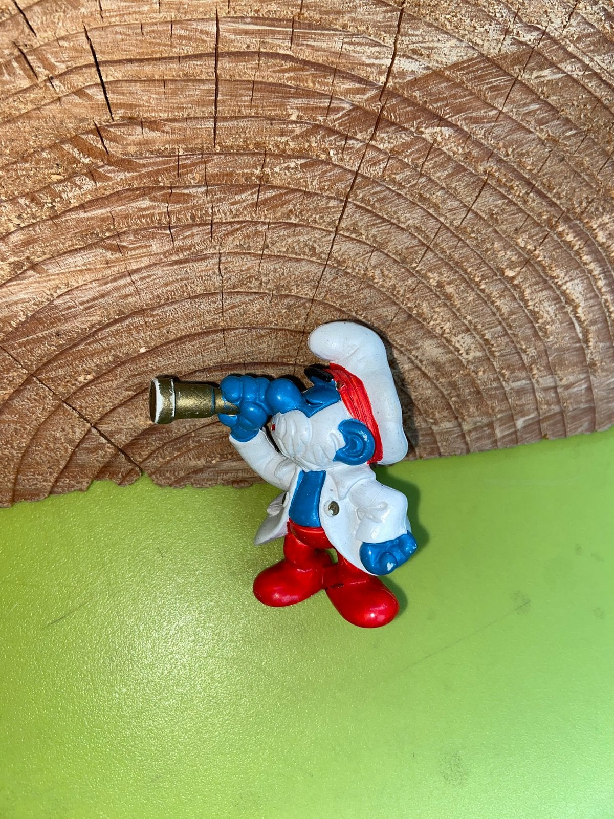 Smurfen kapitein smurf, Verzamelen, Smurfen, Ophalen of Verzenden, Gebruikt, Verschillende Smurfen