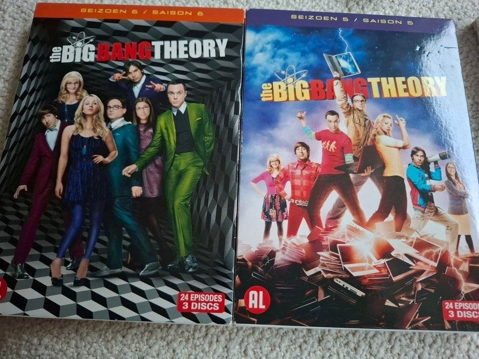 the big bang theory 5 en 6, Alle leeftijden, Ophalen of Verzenden, Zo goed als nieuw, Komedie