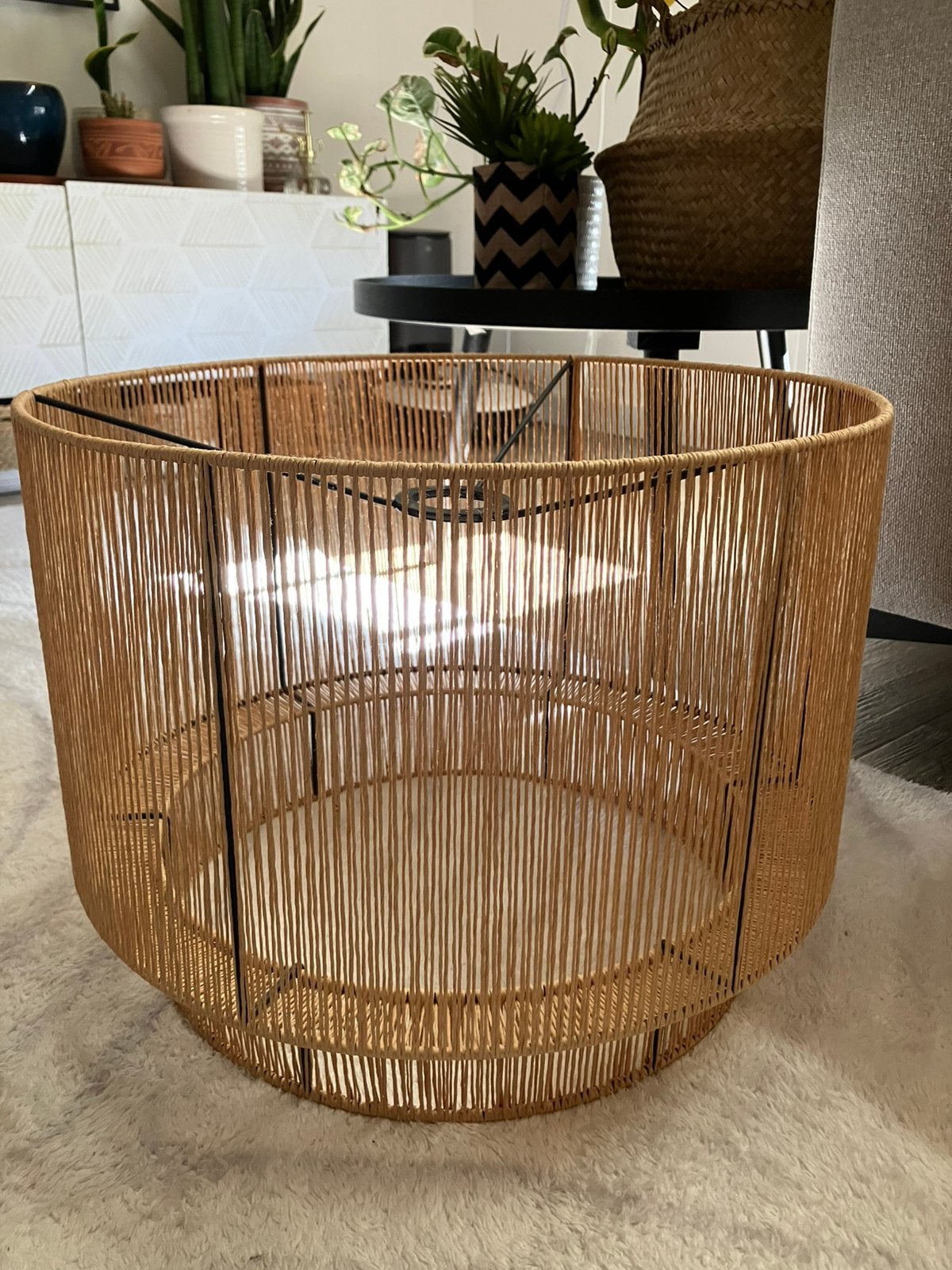 Lampenkap Kwantum, Ophalen, Zo goed als nieuw, Rond, 25 tot 50 cm