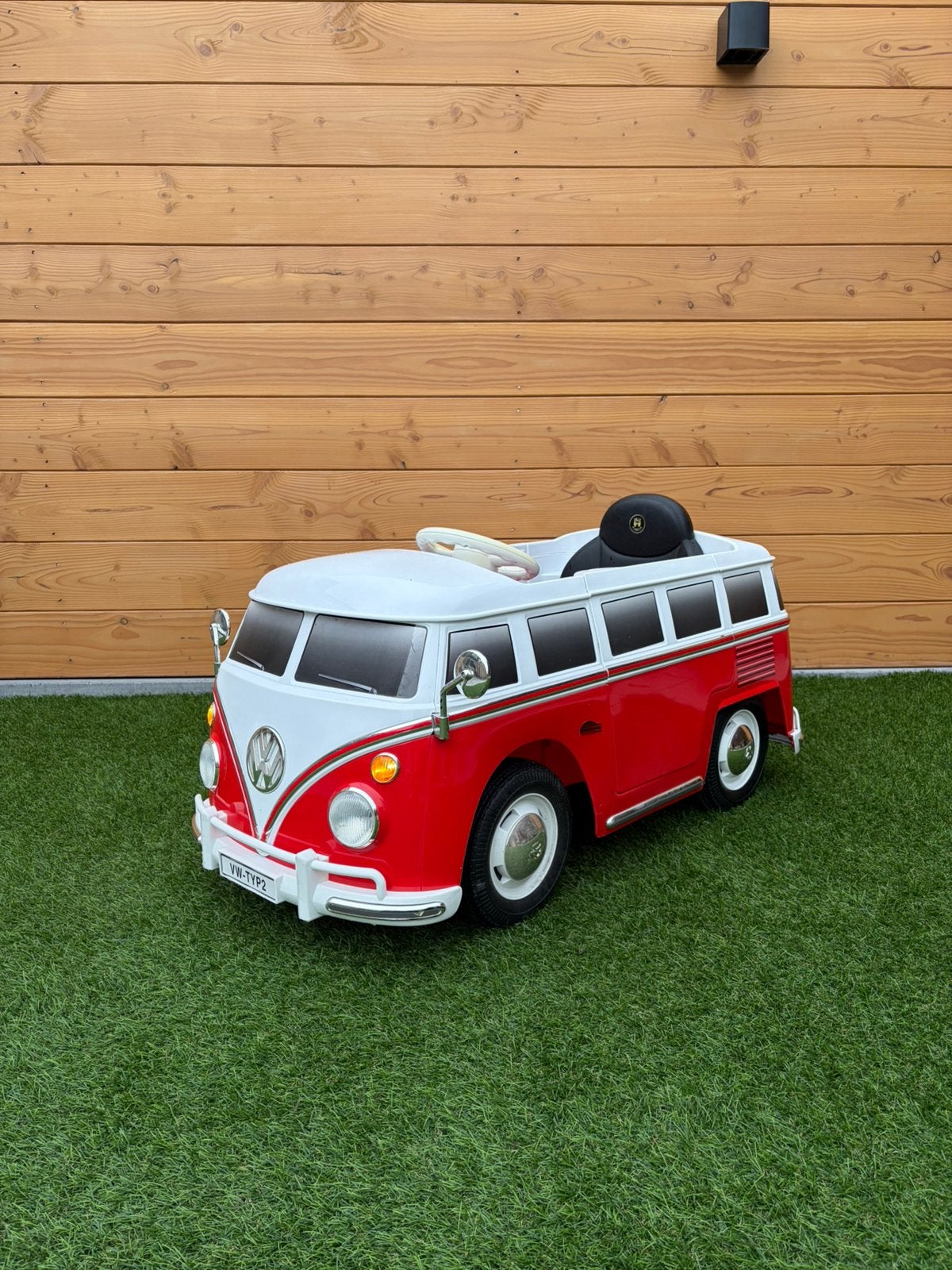 VW Bus T1 Bulli kinderauto 12V afstandsbediening NIEUWE ACCU, Gebruikt