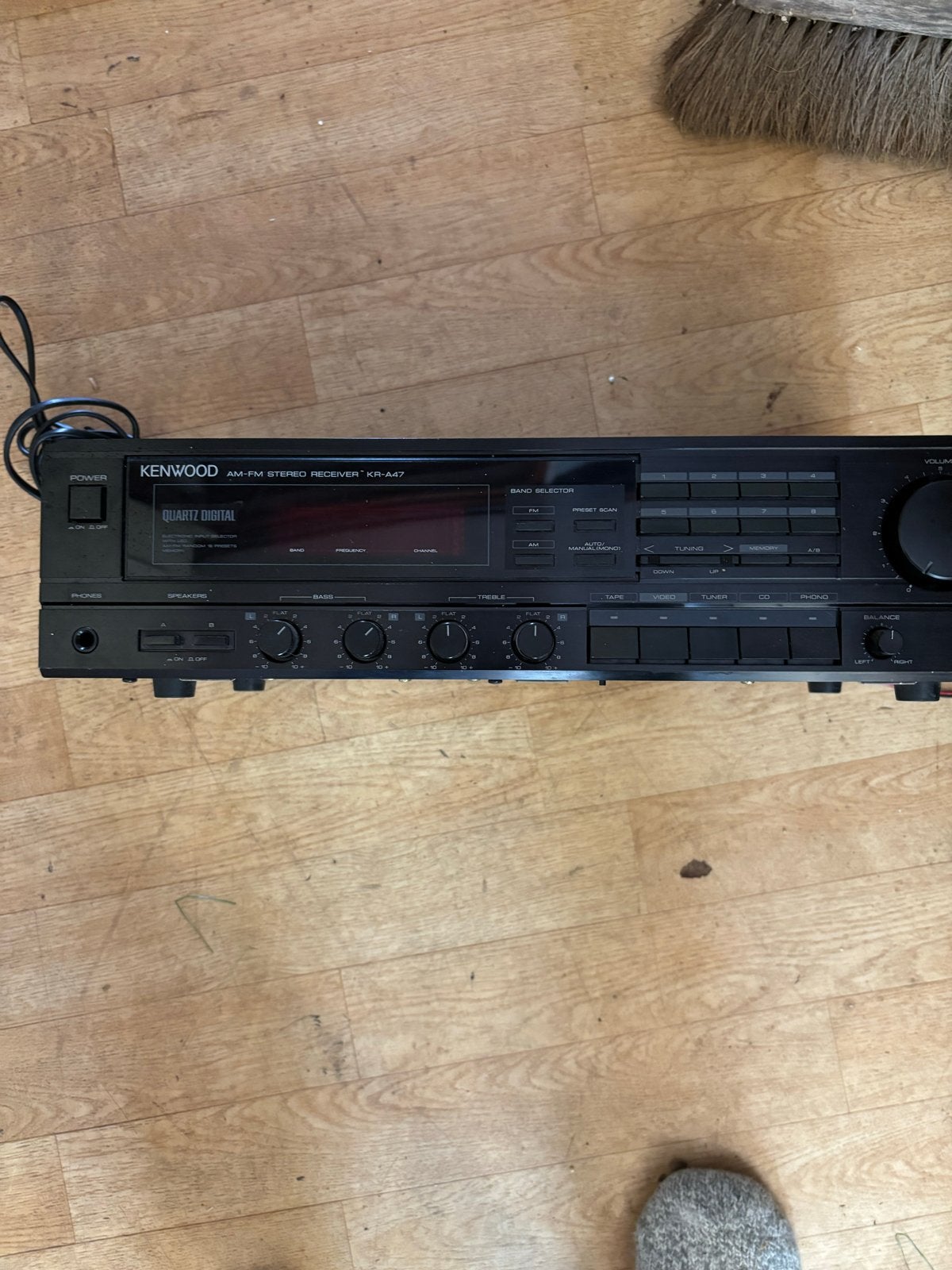 Kenwood KR-A47 AM-FM Stereo Receiver - Vintage Audio, Overige merken, Gebruikt, Ophalen of Verzenden, 60 tot 120 watt