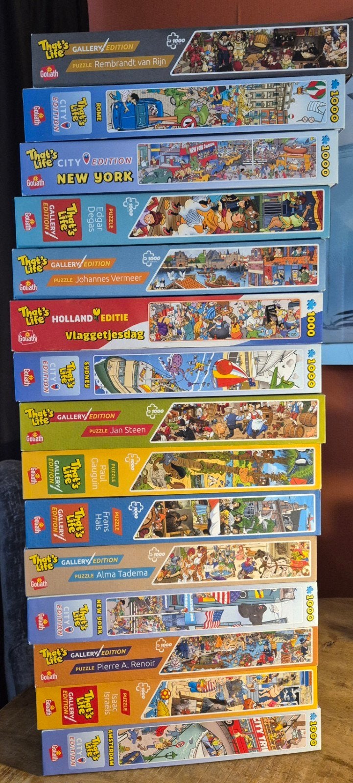 Partij legpuzzels 23 stuks, Ophalen, 500 t/m 1500 stukjes, Zo goed als nieuw, Legpuzzel